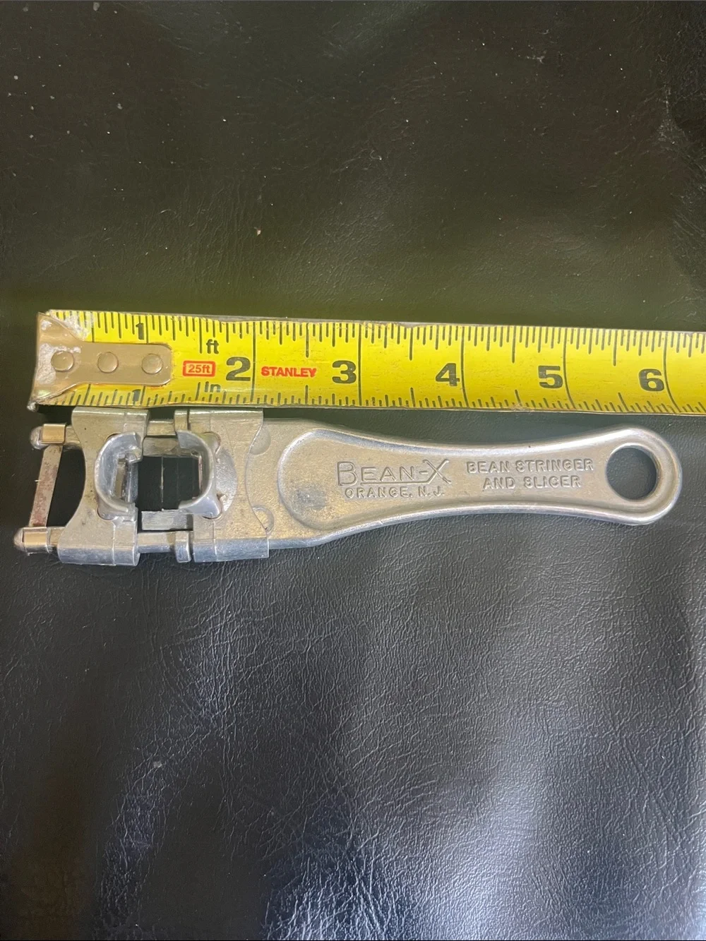 Silver Bean Stringer and Slicer - Metal Kitchen Tool